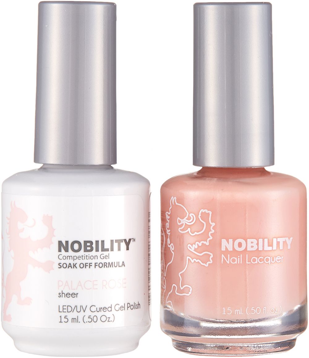 LeChat Nobility Gel & Polish Duo, NBCS028, Palace Rose, 0.5oz KK0917