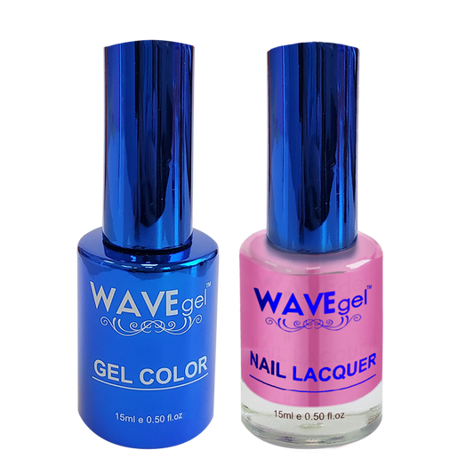 Wave Gel Nail Lacquer + Gel Polish, ROYAL Collection, 028, Princess Bubblegum, 0.5oz