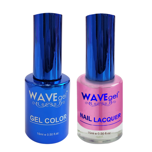 Wave Gel Nail Lacquer + Gel Polish, ROYAL Collection, 028, Princess Bubblegum, 0.5oz