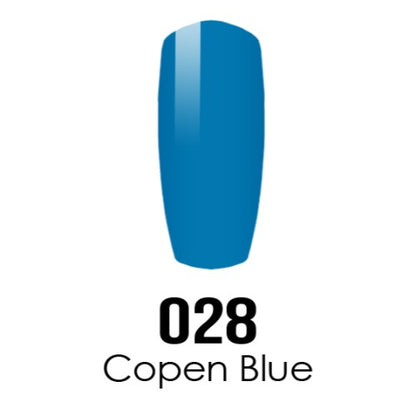 DC Nail Lacquer And Gel Polish, DC 028, Copen Blue, 0.6oz MY0926