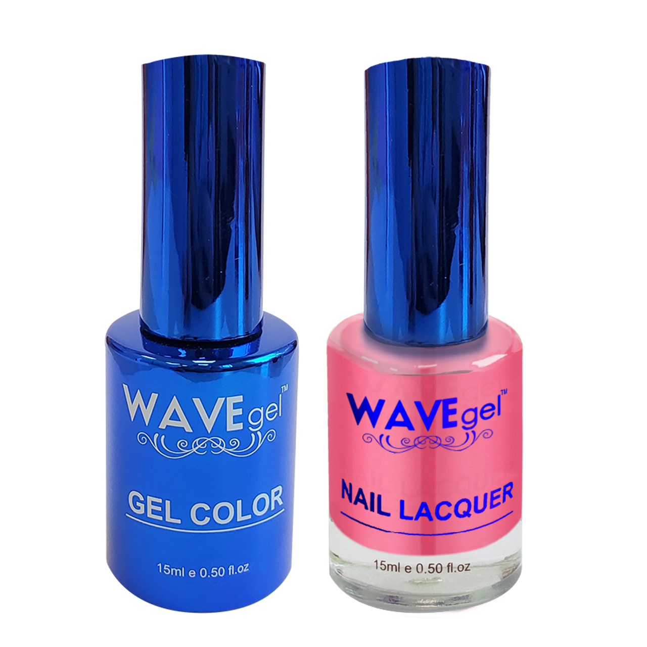 Wave Gel Nail Lacquer + Gel Polish, ROYAL Collection, 029, Pink & Petty, 0.5oz