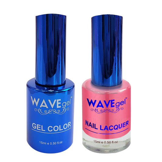 Wave Gel Nail Lacquer + Gel Polish, ROYAL Collection, 029, Pink & Petty, 0.5oz