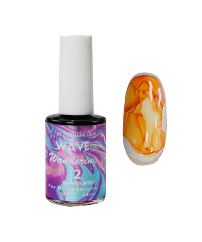 Wave Gel Wandering Ink Gel Polish, 02, Papaya Whip, 0.5oz OK1129