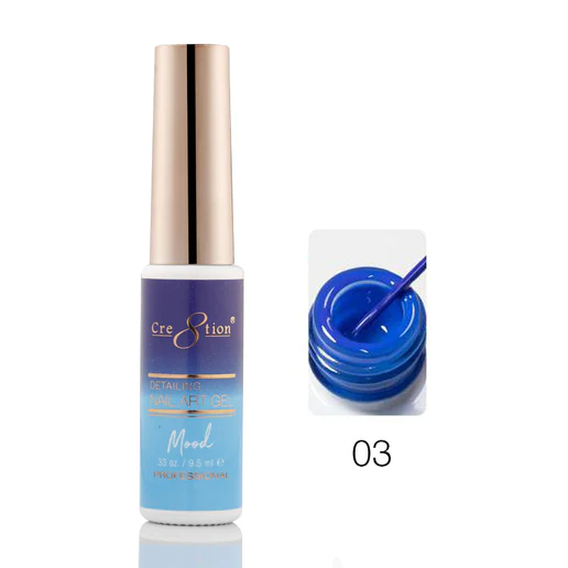 Cre8tion Detailing Nail Art Gel, MOOD CHANGE Collection, 03, 0.33oz