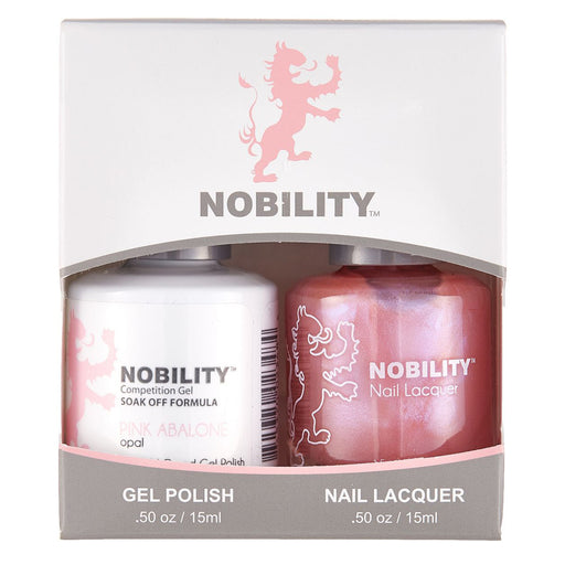 LeChat Nobility Gel & Polish Duo, NBCS030, Pink Abalone, 0.5oz KK0906