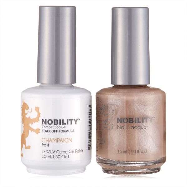 LeChat Nobility Gel & Polish Duo, NBCS032, Champaign, 0.5oz KK