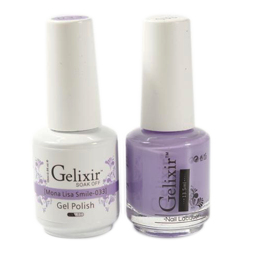 Gelixir Nail Lacquer And Gel Polish, 033, Mona Lisa Smile, 0.5oz KK1010