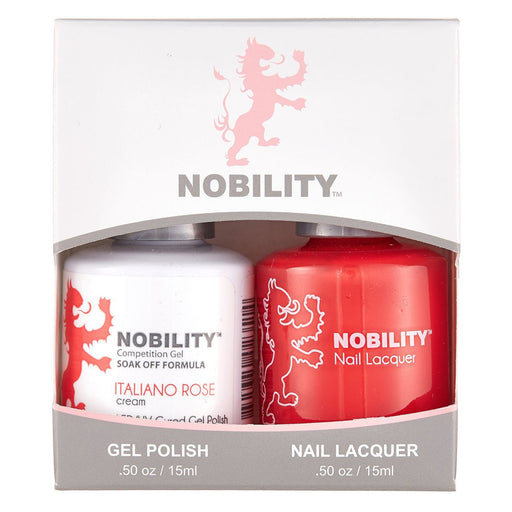 LeChat Nobility Gel & Polish Duo, NBCS033, Italiano Rose, 0.5oz KK