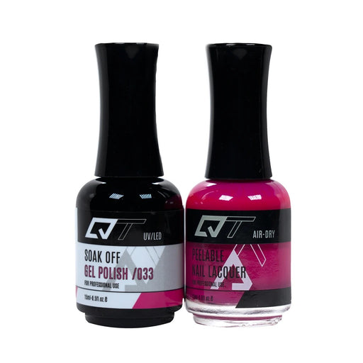 QT Gel Polish + Nail Lacquer, 033, 0.5oz OK1001VD