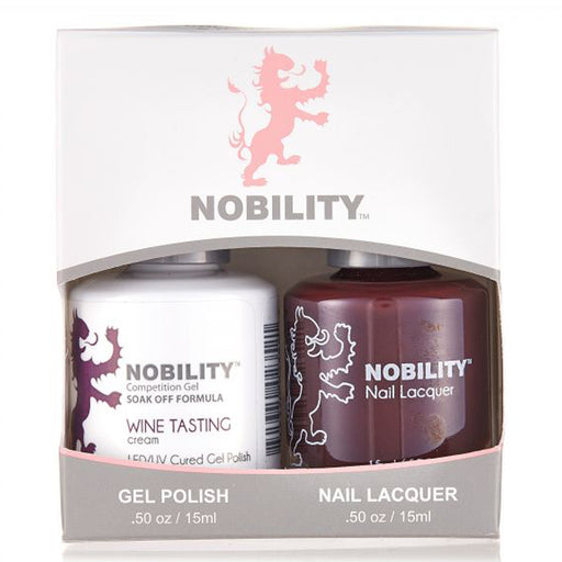 LeChat Nobility Gel & Polish Duo, NBCS034, Wine Tasting, 0.5oz KK