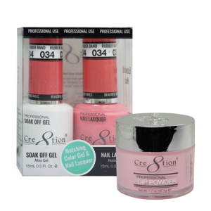 Cre8tion 3in1 Dipping Powder + Gel Polish + Nail Lacquer, 034, Sweet Marmalade, 3104-0634 OK0117MD