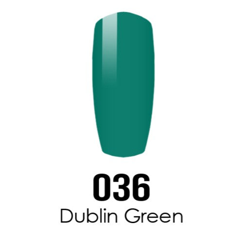 DC Nail Lacquer And Gel Polish, DC 036, Dublin Green, 0.6oz MY0926