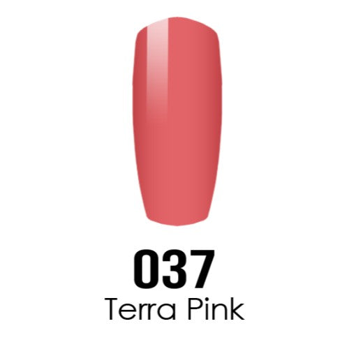 DC Nail Lacquer And Gel Polish, DC 037, Terra Pink, 0.6oz MY0926