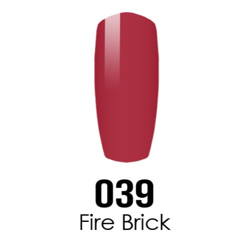 DC Nail Lacquer And Gel Polish, DC 039, Fire Brick, 0.6oz MY0926