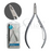 Cre8tion Stainless Steel Cuticle Nipper 04, Size 12, 16236 OK0820LK