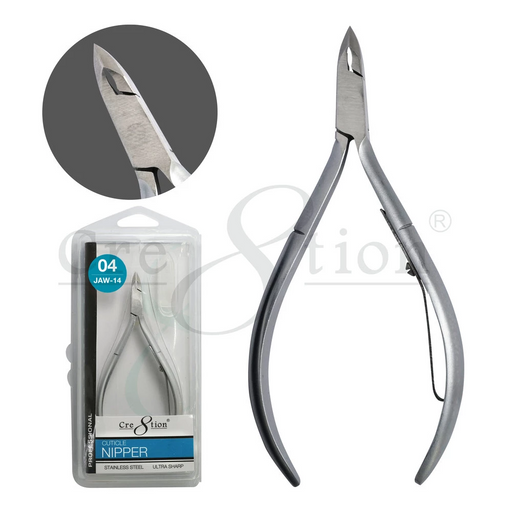 Cre8tion Stainless Steel Cuticle Nipper 04, Size 12, 16236 OK0820LK