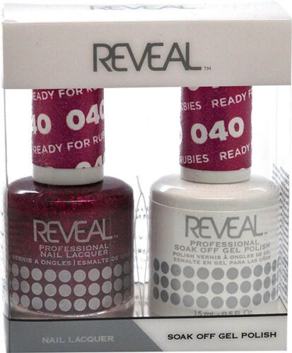 Reveal Gel Polish + Nail Lacquer, 040, Ready For Fubies, 0.5oz OK0311VD