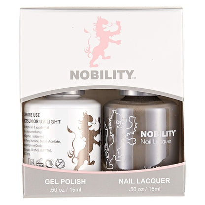 LeChat Nobility Gel & Polish Duo, NBCS042, Rainy Day, 0.5oz KK0917