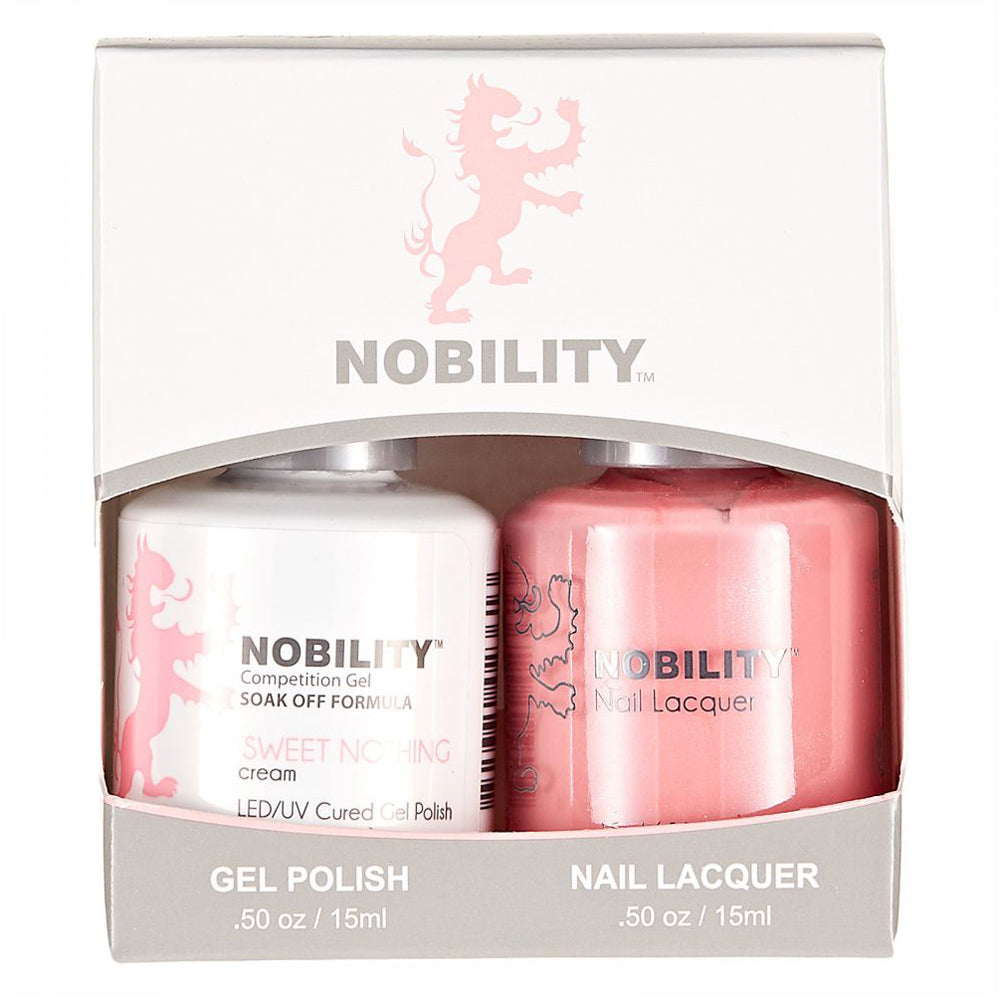 LeChat Nobility Gel & Polish Duo, NBCS043, Sweet Nothing, 0.5oz KK0917