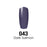 DC Nail Lacquer, DC043N, 0.6oz KK0904