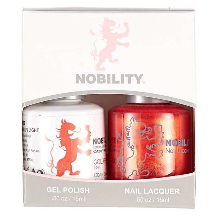 LeChat Nobility Gel & Polish Duo, NBCS044, Golden Sun, 0.5oz KK