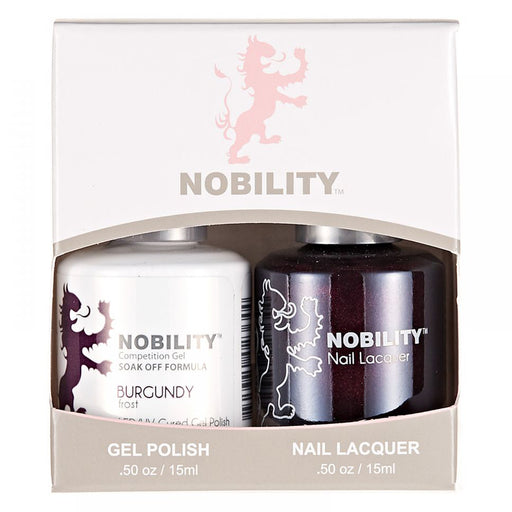 LeChat Nobility Gel & Polish Duo, NBCS046, Burgundy, 0.5oz KK