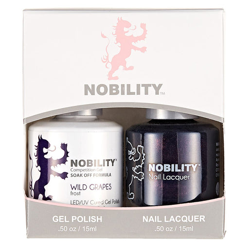 LeChat Nobility Gel & Polish Duo, NBCS048, Wild Grapes, 0.5oz KK0917