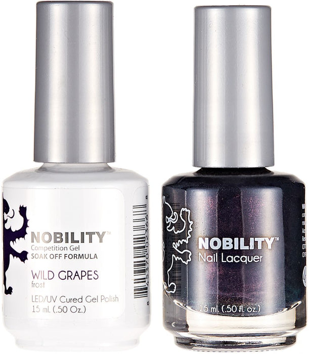 LeChat Nobility Gel & Polish Duo, NBCS048, Wild Grapes, 0.5oz KK0917