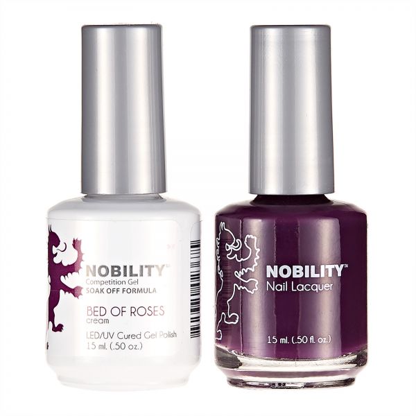 LeChat Nobility Gel & Polish Duo, NBCS049, Bed Of Roses, 0.5oz KK