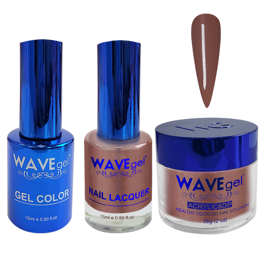 Wave Gel 4in1 Dipping Powder + Gel Polish + Nail Lacquer, ROYAL Collection, 049, Temptress