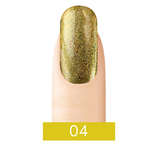 Cre8tion Chrome Nail Art Effect, 04, Gold, 1g