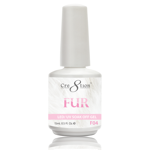 Cre8tion Fur Gel Polish, FUR04, 0916-0441, 0.5oz KK0725