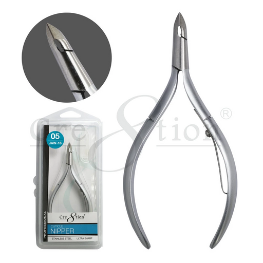 Cre8tion Stainless Steel Cuticle Nipper 05, Size 16, 16241 OK0820LK