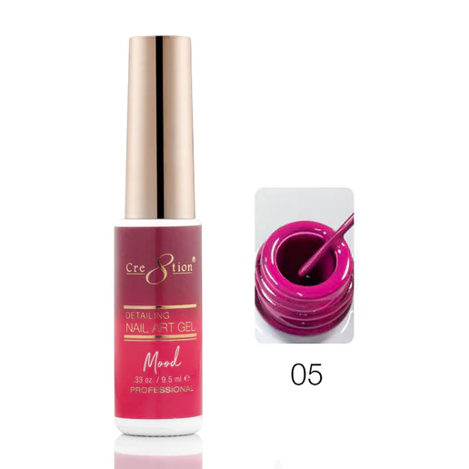Cre8tion Detailing Nail Art Gel, MOOD CHANGE Collection, 05, 0.33oz