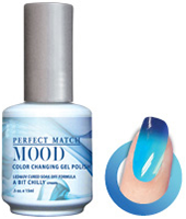 LeChat Mood Perfect Match Color Changing Gel Polish, MPMG05, A Bit Chilly, 0.5oz KK0823 BB