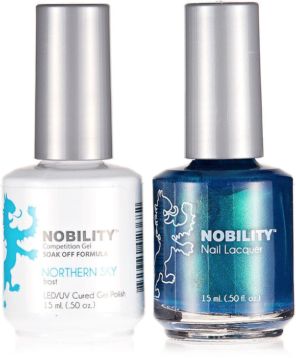 LeChat Nobility Gel & Polish Duo, NBCS050, Northern Sky, 0.5oz KK0906