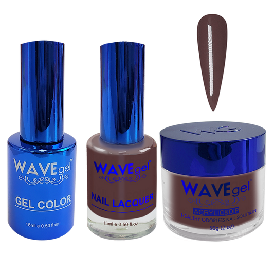 Wave Gel 4in1 Dipping Powder + Gel Polish + Nail Lacquer, ROYAL Collection, 050, Dark Crimson