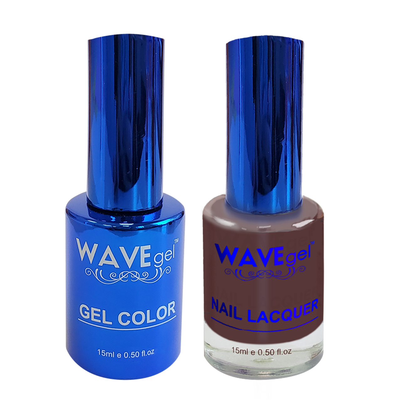 Wave Gel Nail Lacquer + Gel Polish, ROYAL Collection, 050, Dark Crimson, 0.5oz