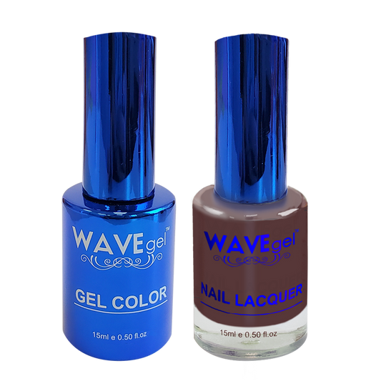 Wave Gel Nail Lacquer + Gel Polish, ROYAL Collection, 050, Dark Crimson, 0.5oz