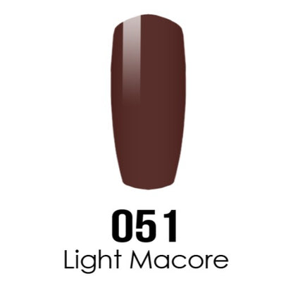 DC Nail Lacquer And Gel Polish, DC 051, Light Macore, 0.6oz MY0926