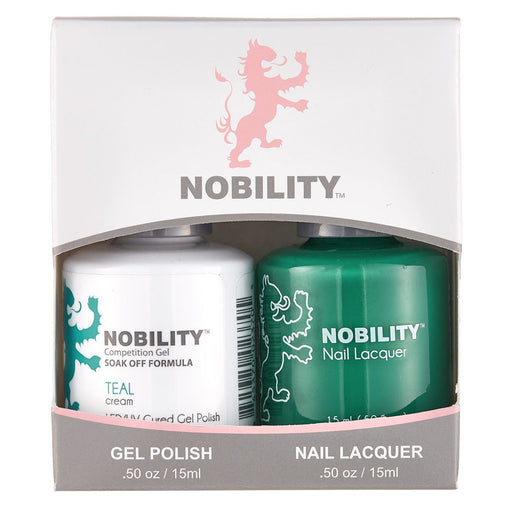 LeChat Nobility Gel & Polish Duo, NBCS052, Teal, 0.5oz KK0906