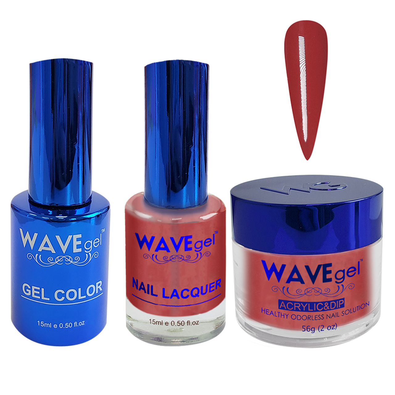 Wave Gel 4in1 Dipping Powder + Gel Polish + Nail Lacquer, ROYAL Collection, 052, Dare Devil