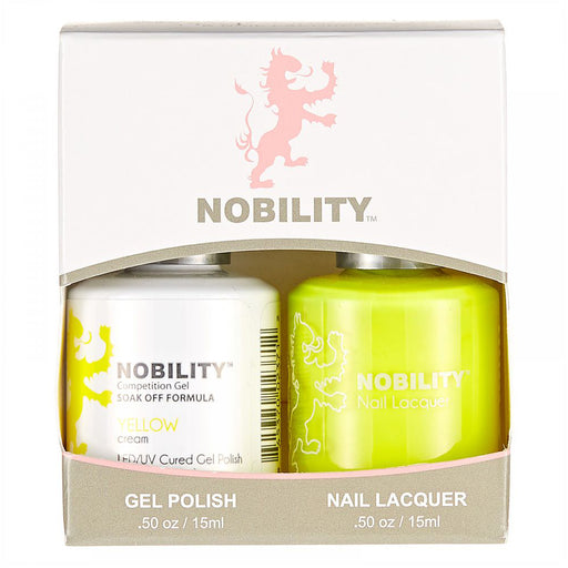 LeChat Nobility Gel & Polish Duo, NBCS053, Yellow, 0.5oz KK0917