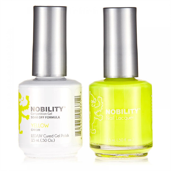 LeChat Nobility Gel & Polish Duo, NBCS053, Yellow, 0.5oz KK0917