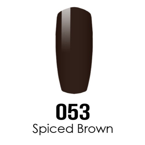 DC Nail Lacquer And Gel Polish, DC 053, Spice Brown, 0.6oz MY0926