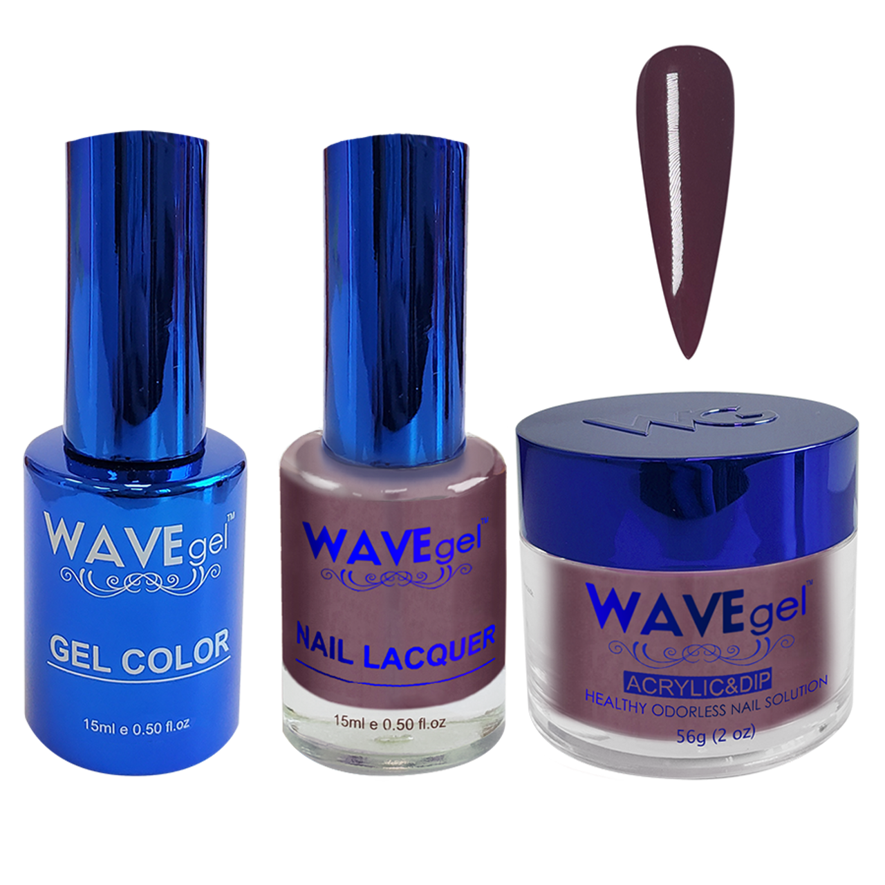 Wave Gel 4in1 Dipping Powder + Gel Polish + Nail Lacquer, ROYAL Collection, 053, Pince's Pleasure