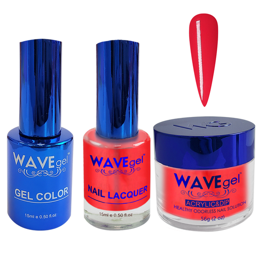 Wave Gel 4in1 Dipping Powder + Gel Polish + Nail Lacquer, ROYAL Collection, 056, Royal Heartbreak