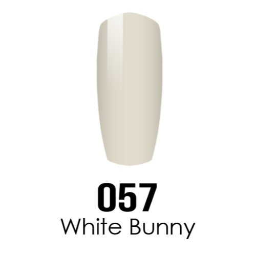 DC Nail Lacquer And Gel Polish, DC 057, White Bunny, 0.6oz MY0926
