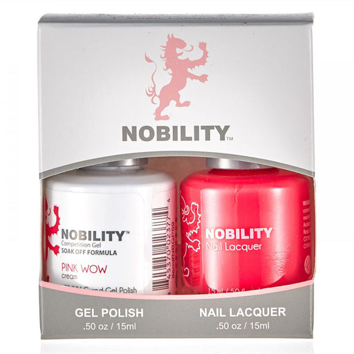 LeChat Nobility Gel & Polish Duo, NBCS059, Pink Wow, 0.5oz KK