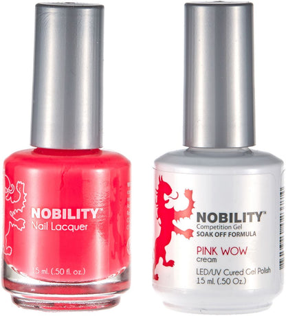 LeChat Nobility Gel & Polish Duo, NBCS059, Pink Wow, 0.5oz KK